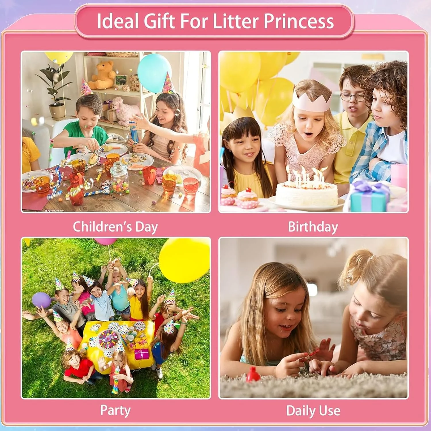 لاک ناخن کودکانه Beauenty، مجموعه لاک ناخن 12 رنگ غیر سمی بر پایه آب با 3 برچسب، مجموعه لاک ناخن غیر سمی و ایمن برای دختران بالای 5 سال برای مهمانی ها، تولد و آرایش