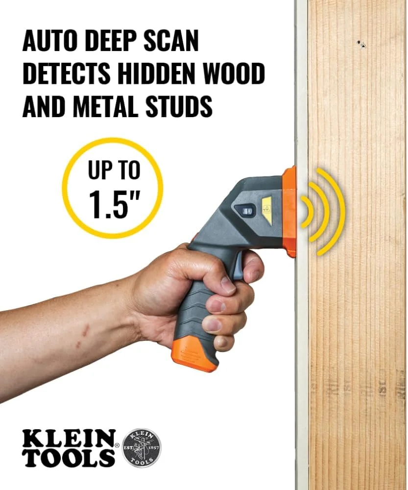 دستگاه ردیاب الکترونیکی Klein Tools ESF150LL با لیزر متقاطع، تراز حبابی، لیزر کلاس 3R؛ ≤5mW؛ 15 فوت در تمام جهات، برای یافتن استادهای چوبی و فلزی، دارای LEDهای سبز روشن، شامل باتری دستگاه ردیاب الکترونیکی Klein Tools ESF150LL با لیزر متقاطع، تراز حبابی، لیزر کلاس 3R؛ ≤5mW؛ 15 فوت در تمام جهات، برای یافتن استادهای چوبی و فلزی، دارای LEDهای سبز روشن، شامل باتری