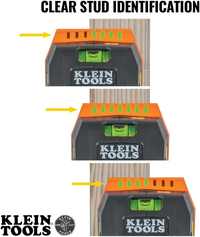 دستگاه ردیاب الکترونیکی Klein Tools ESF150LL با لیزر متقاطع، تراز حبابی، لیزر کلاس 3R؛ ≤5mW؛ 15 فوت در تمام جهات، برای یافتن استادهای چوبی و فلزی، دارای LEDهای سبز روشن، شامل باتری دستگاه ردیاب الکترونیکی Klein Tools ESF150LL با لیزر متقاطع، تراز حبابی، لیزر کلاس 3R؛ ≤5mW؛ 15 فوت در تمام جهات، برای یافتن استادهای چوبی و فلزی، دارای LEDهای سبز روشن، شامل باتری