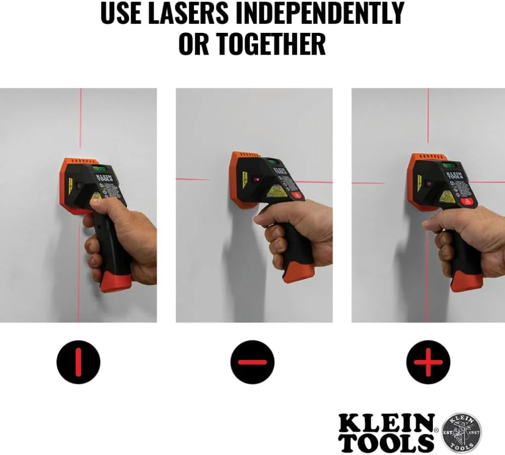 دستگاه ردیاب الکترونیکی Klein Tools ESF150LL با لیزر متقاطع، تراز حبابی، لیزر کلاس 3R؛ ≤5mW؛ 15 فوت در تمام جهات، برای یافتن استادهای چوبی و فلزی، دارای LEDهای سبز روشن، شامل باتری دستگاه ردیاب الکترونیکی Klein Tools ESF150LL با لیزر متقاطع، تراز حبابی، لیزر کلاس 3R؛ ≤5mW؛ 15 فوت در تمام جهات، برای یافتن استادهای چوبی و فلزی، دارای LEDهای سبز روشن، شامل باتری