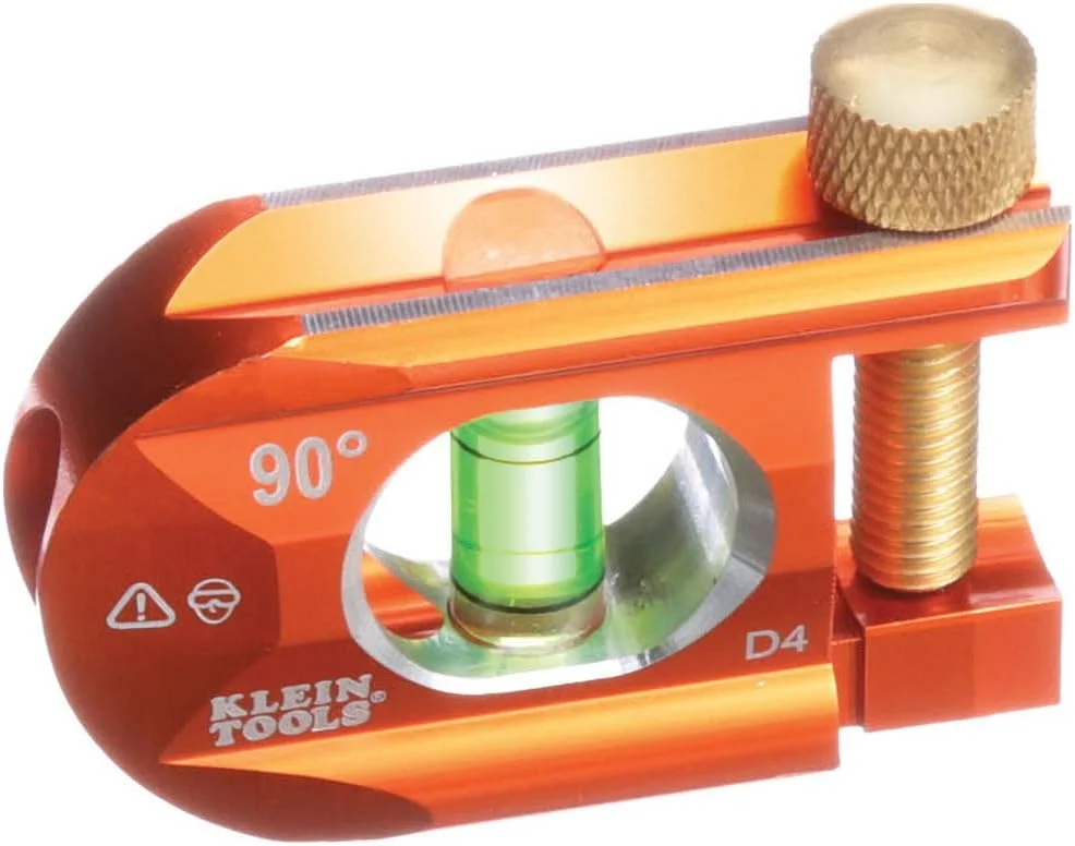 تراز بدون زاویه کلاین تولز مدل 935AB1V، تراز خم‌کاری لوله 2.5 اینچی، 1 ویال، تراز ACCU-BEND حذف کننده خمیدگی در آفست‌ها و خم‌های زینی