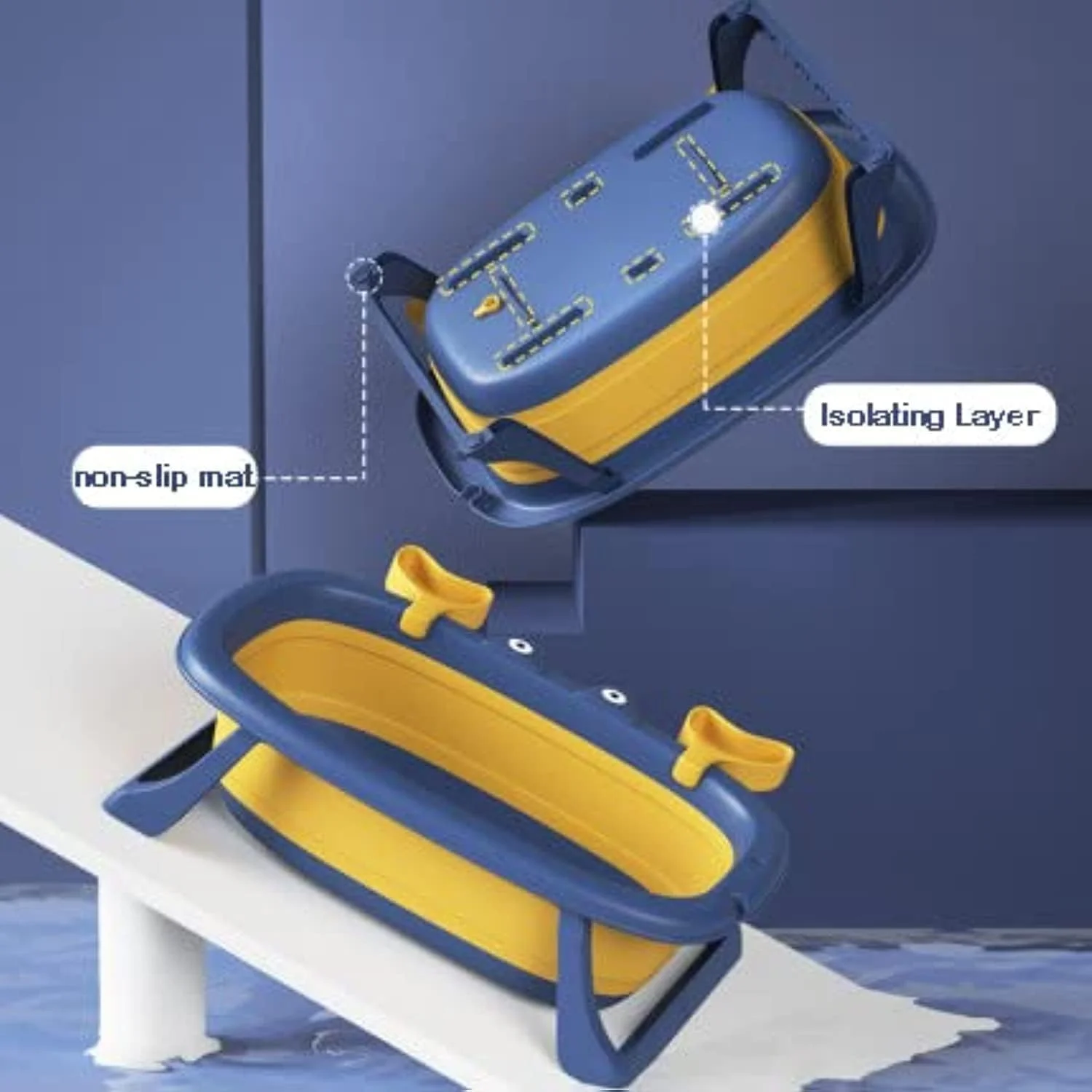 وان حمام تاشو نوزاد پریمیفای به همراه بالشتک، مناسب کودکان 0-2 سال، ضد لغزش وان حمام تاشو نوزاد پریمیفای به همراه بالشتک، مناسب کودکان 0-2 سال، ضد لغزش