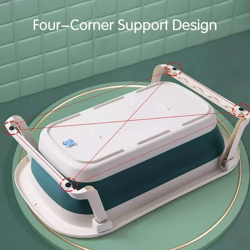 وان حمام تاشو پلاستیکی نئو کلاسیک برای نوزادان و کودکان نوپا به همراه پایه و تخت حمام وان حمام تاشو پلاستیکی نئو کلاسیک برای نوزادان و کودکان نوپا به همراه پایه و تخت حمام