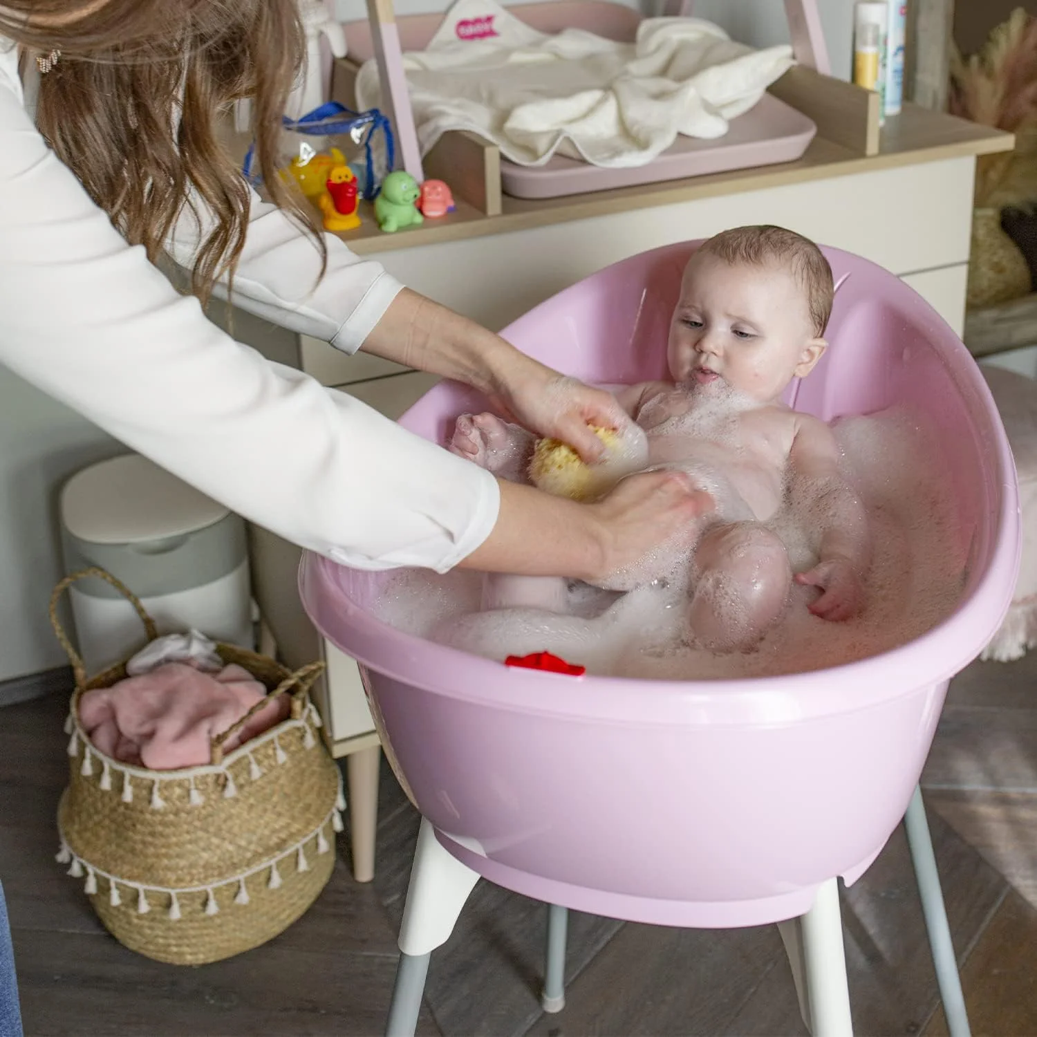 ست وان حمام و نگهدارنده وان کودک اوکی بیبی Bella - مناسب برای حمام نوزاد 0-12 ماه - آبی روشن 39251500 ست وان حمام و نگهدارنده وان کودک اوکی بیبی Bella - مناسب برای حمام نوزاد 0-12 ماه - آبی روشن 39251500