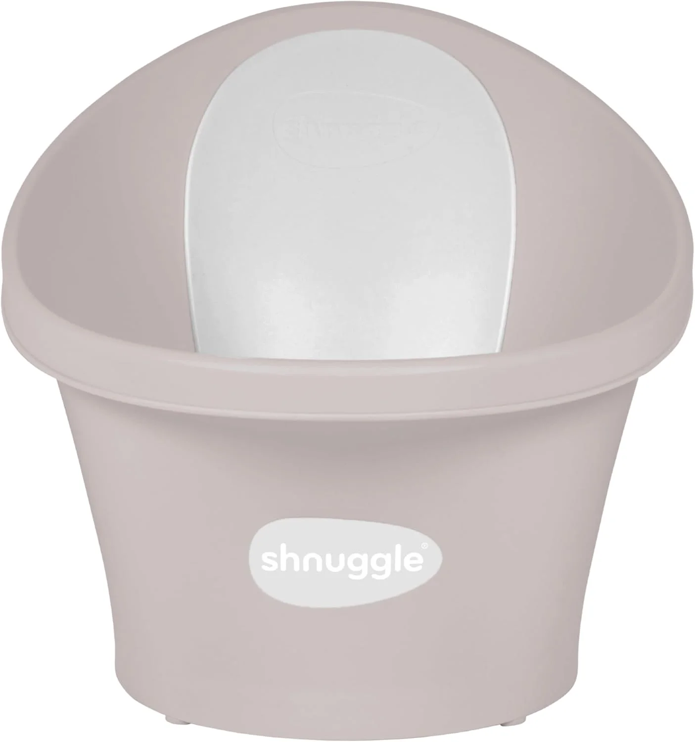 وان حمام نوزاد Shnuggle | دارای برآمدگی تکیه‌گاه و پشتی نرم | مناسب از بدو تولد | دارای درپوش تخلیه (طوسی)