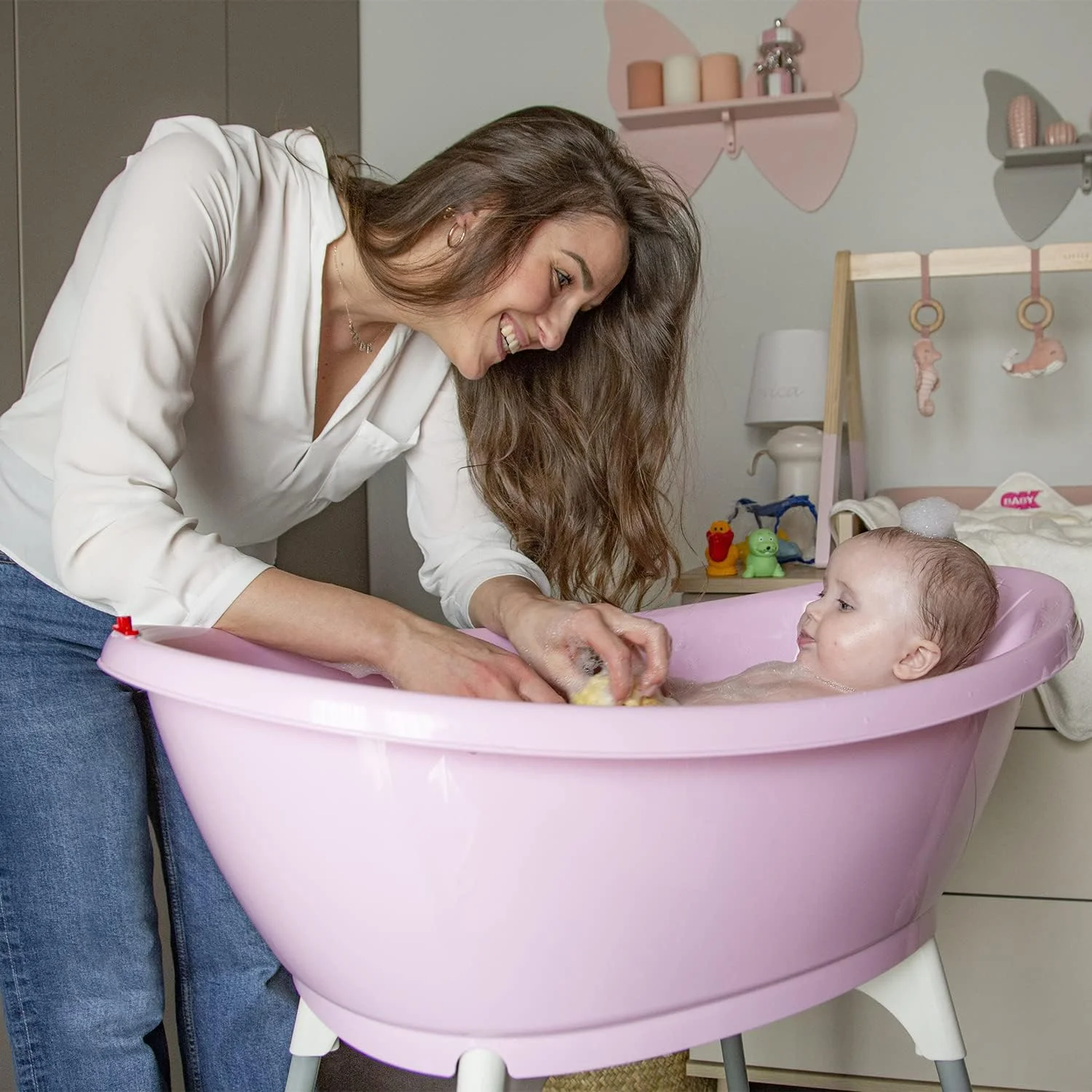 ست وان حمام و نگهدارنده وان کودک اوکی بیبی Bella - مناسب برای حمام نوزاد 0-12 ماه - آبی روشن 39251500 ست وان حمام و نگهدارنده وان کودک اوکی بیبی Bella - مناسب برای حمام نوزاد 0-12 ماه - آبی روشن 39251500