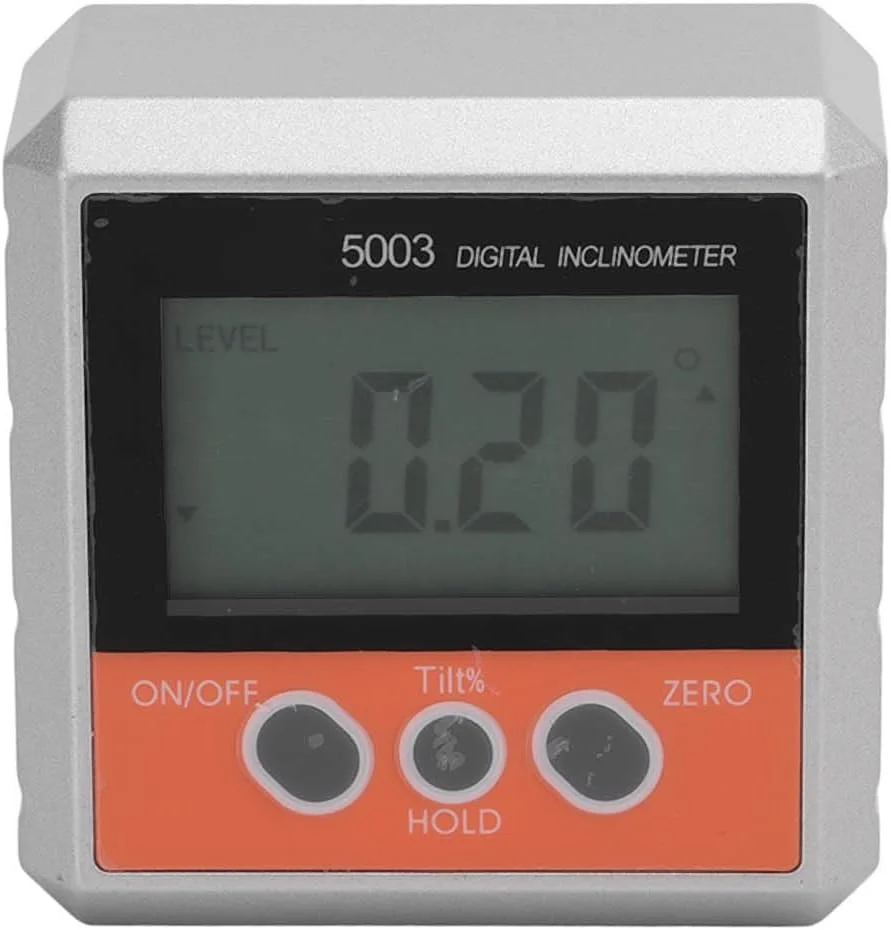 شیب سنج دیجیتال Telituny، زاویه یاب با پایه مغناطیسی، دقت 0.05 درجه، مناسب برای نجاری، خودرو و مهندسی، IP54