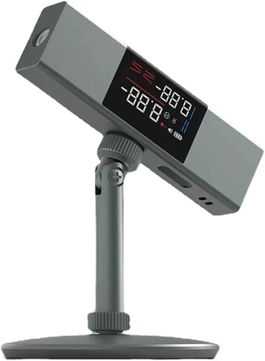 Cyllde L-as-er Protractor Digital Inclinometer Angle Measurement L-as-er Ruler - With Bidirectional L-as-er Marker, Large LCD Angle Finder Versatile Fast, Accurate and Professional Results Cyllde L-as-er Protractor Digital Inclinometer Angle Measurement L-as-er Ruler - With Bidirectional L-as-er Marker, Large LCD Angle Finder Versatile Fast, Accurate and Professional Results