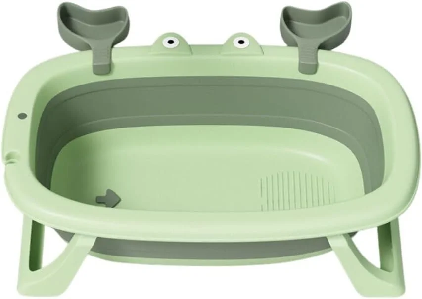 Turtees® Portable Baby Bath tub, Collapsible Toddler Bath Tub for Kids, Foldable Infant Shower Basin, New Born Toddler Bathing Support, 0-3 Years (pink)