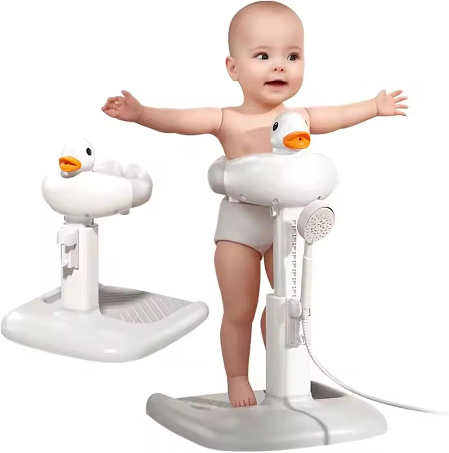 پایه حمام کودک، پایه حمام قابل تنظیم با پایه ضد لغزش، کمک حمام، پشتیبانی حمام برج آغوشی با جریان هوشمند آب، پشتیبانی حمام اردک آغوشی برای نوزادان و کودکان نوپا (خاکستری دودی) پایه حمام کودک، پایه حمام قابل تنظیم با پایه ضد لغزش، کمک حمام، پشتیبانی حمام برج آغوشی با جریان هوشمند آب، پشتیبانی حمام اردک آغوشی برای نوزادان و کودکان نوپا (خاکستری دودی)