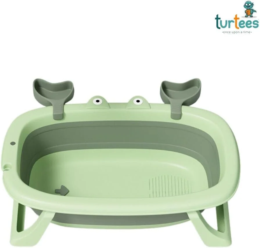 Turtees® Portable Baby Bath tub, Collapsible Toddler Bath Tub for Kids, Foldable Infant Shower Basin, New Born Toddler Bathing Support, 0-3 Years (pink) Turtees® Portable Baby Bath tub, Collapsible Toddler Bath Tub for Kids, Foldable Infant Shower Basin, New Born Toddler Bathing Support, 0-3 Years (pink)