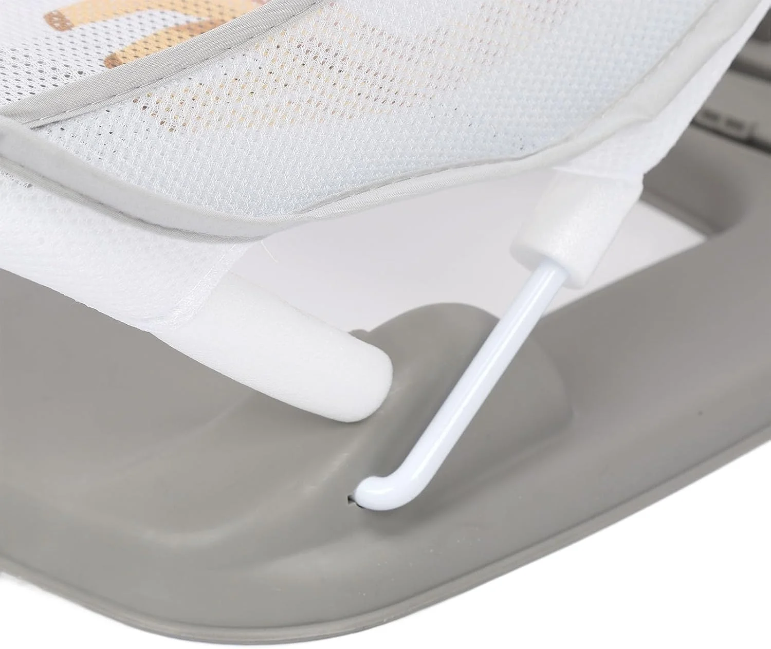 صندلی حمام ضد لغزش کودک TAME برای نوزادان 0-6 ماهه، صندلی حمام با قابلیت تنظیم 3 حالته و قابل شستشو، صندلی حمام کودک برای وان حمام با مکنده و پشتی (خاکستری)