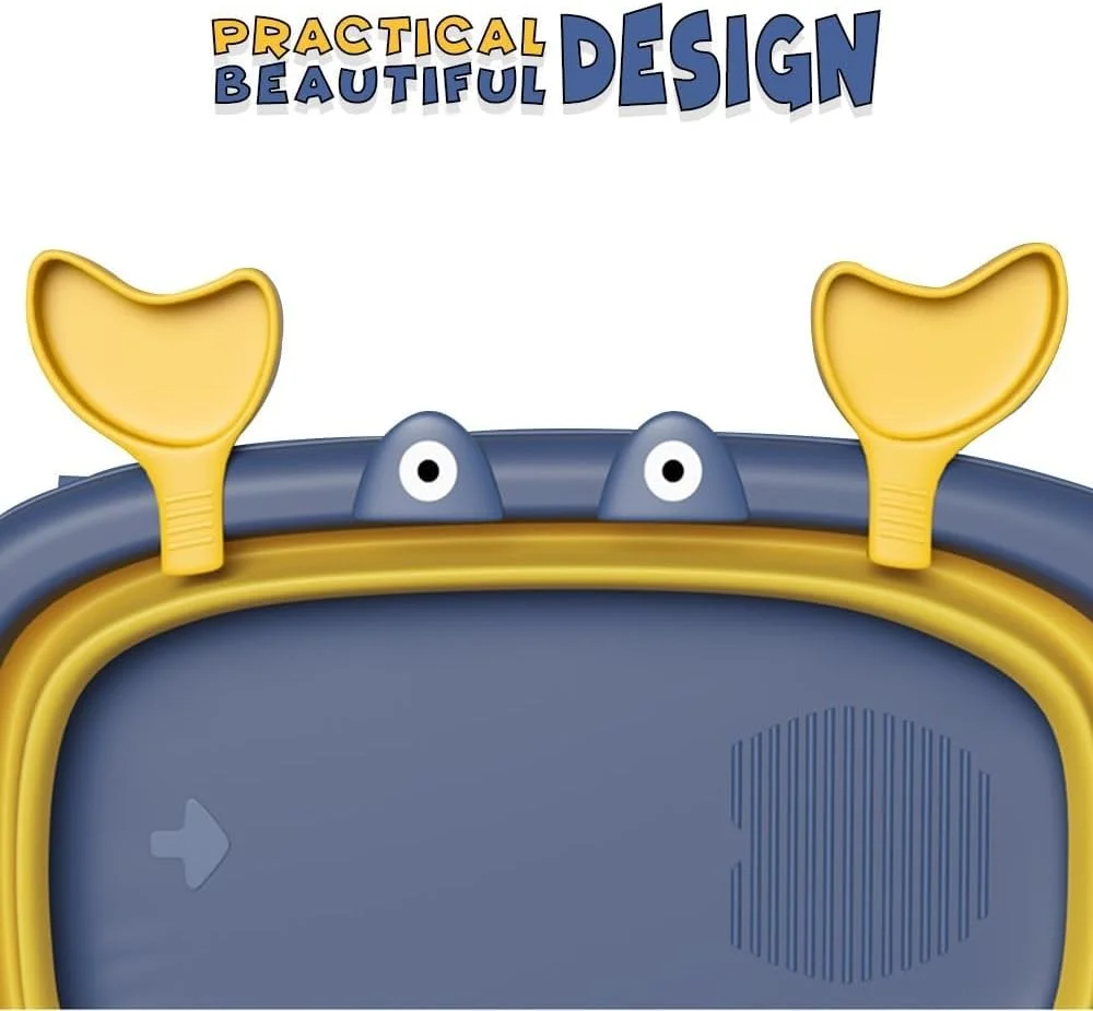 وان تاشو کودک UKR، وان حمام تاشو قابل حمل برای نوزادان و کودکان نوپا، سازمان دهنده حمام کودک (آبی)