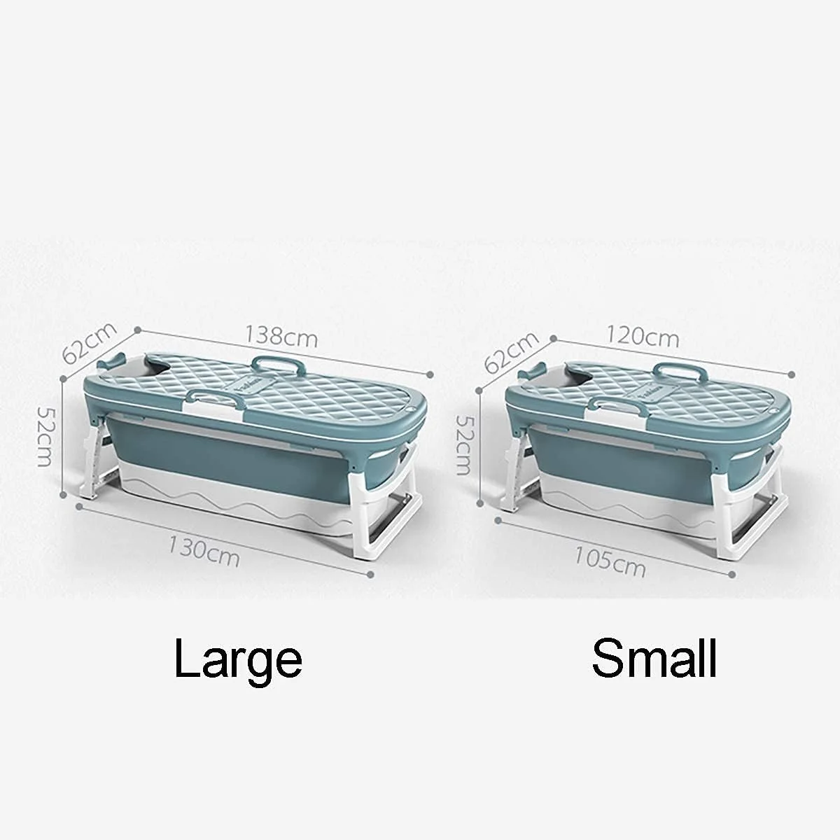 وان حمام تاشو بزرگسال/کودک WWART، وان حمام قابل حمل بزرگسال/کودک، وان حمام پلاستیکی تاشو بزرگ، وان حمام پلاستیکی بزرگ، دوش، قرمز، کوچک