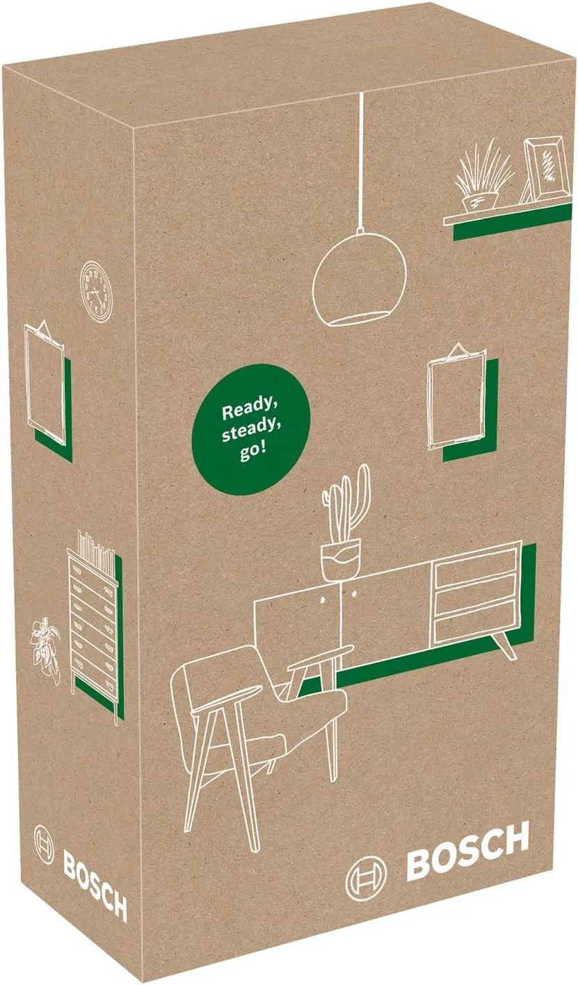 رطوبت سنج بوش مدل UniversalHumid (نتایج دقیق به لطف انتخاب گروه چوب و چراغ راهنمایی LED برای تفسیر آسان، در جعبه مقوایی تجارت الکترونیک)