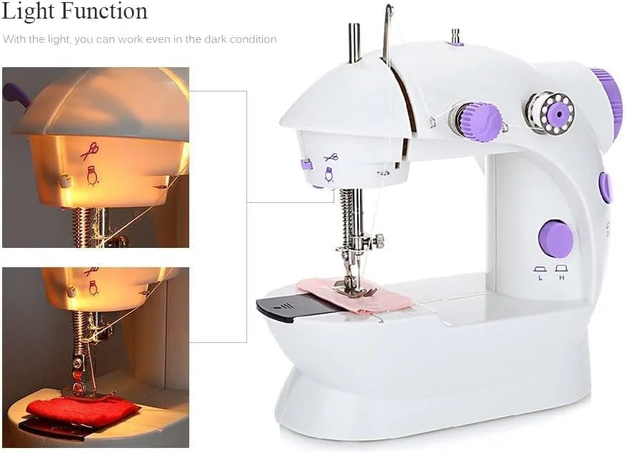 چرخ خیاطی کوچک SHOWAY مدل SM-202A – چرخ خیاطی برقی قابل حمل خانگی برای خیاطان مبتدی، دستگاه خیاطی و تعمیرات برقی با سرعت بالا چرخ خیاطی کوچک SHOWAY مدل SM-202A – چرخ خیاطی برقی قابل حمل خانگی برای خیاطان مبتدی، دستگاه خیاطی و تعمیرات برقی با سرعت بالا