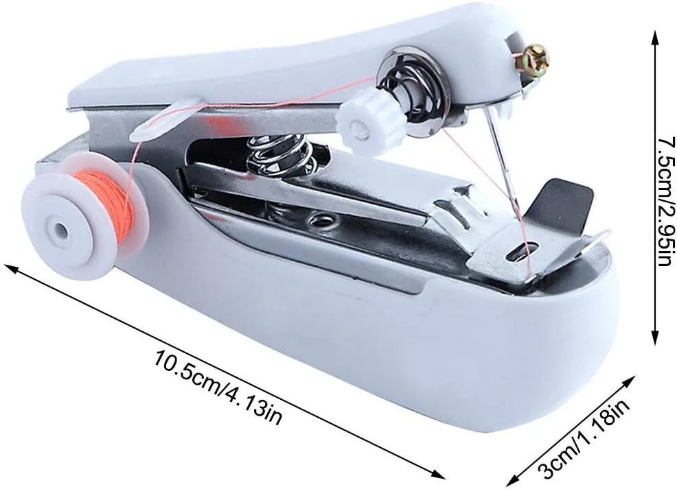 چرخ خیاطی دستی کوچک Showay Hegerby، چند منظوره، قابل حمل، خانگی، بی سیم، رنگ تصادفی چرخ خیاطی دستی کوچک Showay Hegerby، چند منظوره، قابل حمل، خانگی، بی سیم، رنگ تصادفی