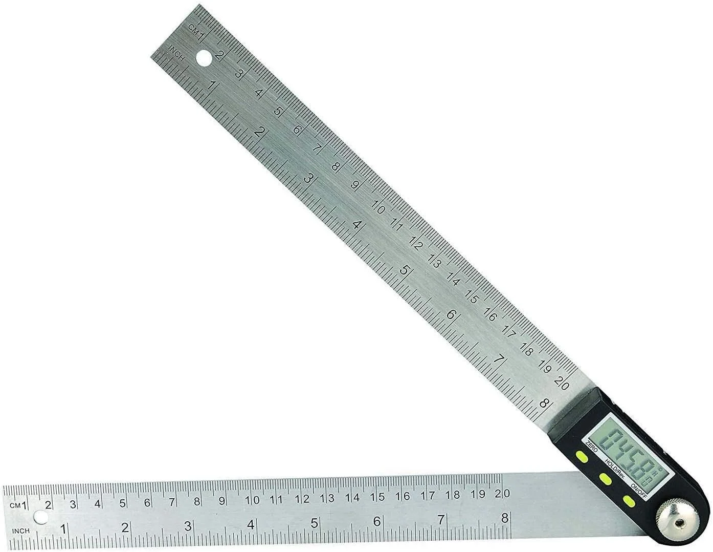 زاویه سنج دیجیتال BLZQSQ 360 درجه، شیب سنج دیجیتال، زاویه یاب نقاله با تراز ال سی دی برای تراز افقی عمودی دوگانه