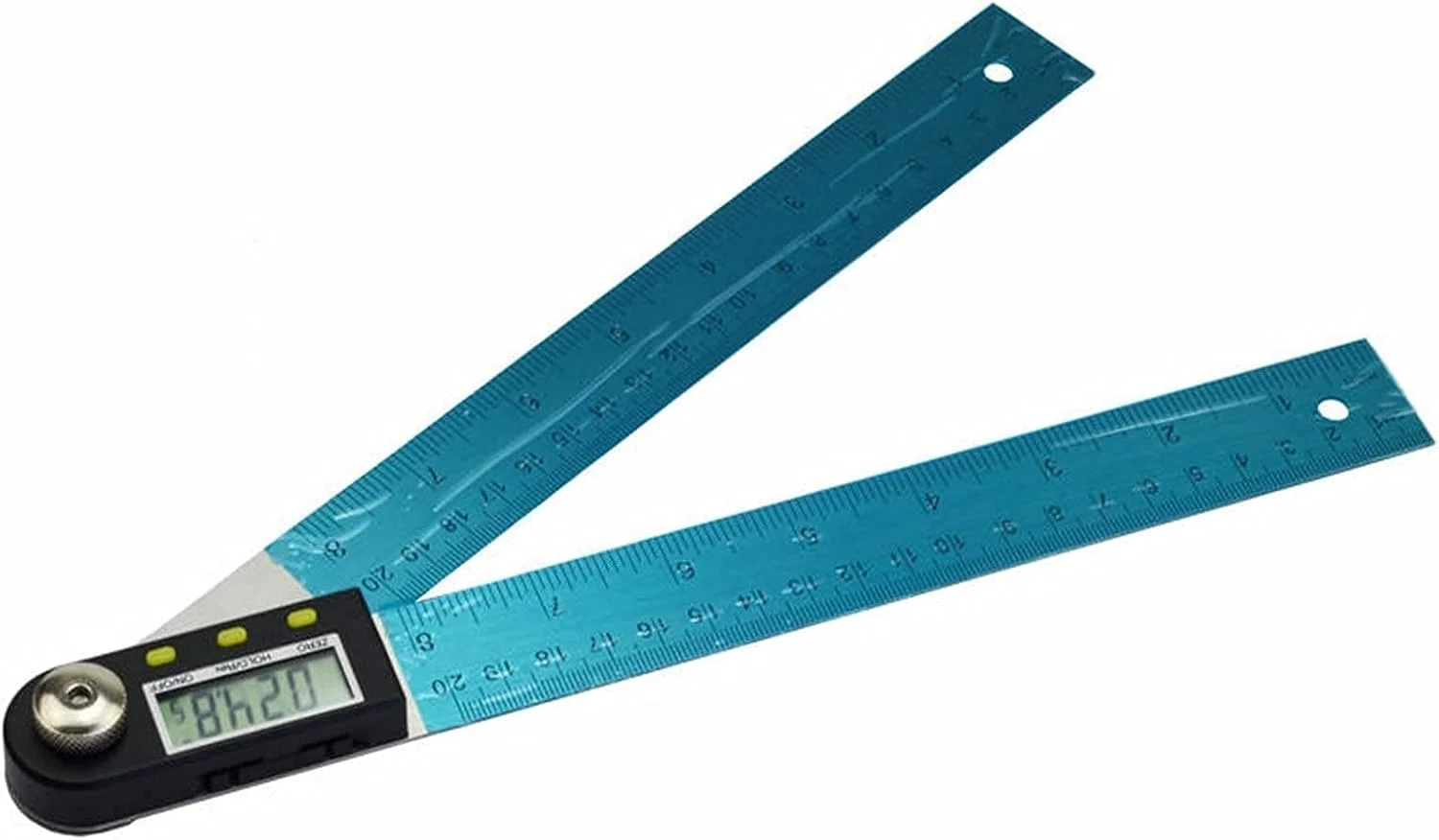 Raitron Professional Digital Angle Ruler, 200/300/500mm 12 Inch Digital Angle Ruler, Finder, Meter, Protractor, Inclinometer, Goniometer Laboratory accessories Tools (Size : 300mm)