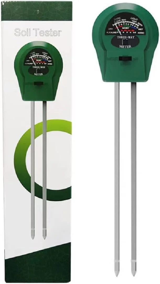 تستر خاک، کیت تست رطوبت، pH و نور برای باغبانی در فضای باز و داخلی، رطوبت سنج گیاه برای باغ، چمن، خانه، تستر رطوبت/PH/نور 3 در 1 خاک (10.03) تستر خاک، کیت تست رطوبت، pH و نور برای باغبانی در فضای باز و داخلی، رطوبت سنج گیاه برای باغ، چمن، خانه، تستر رطوبت/PH/نور 3 در 1 خاک (10.03)