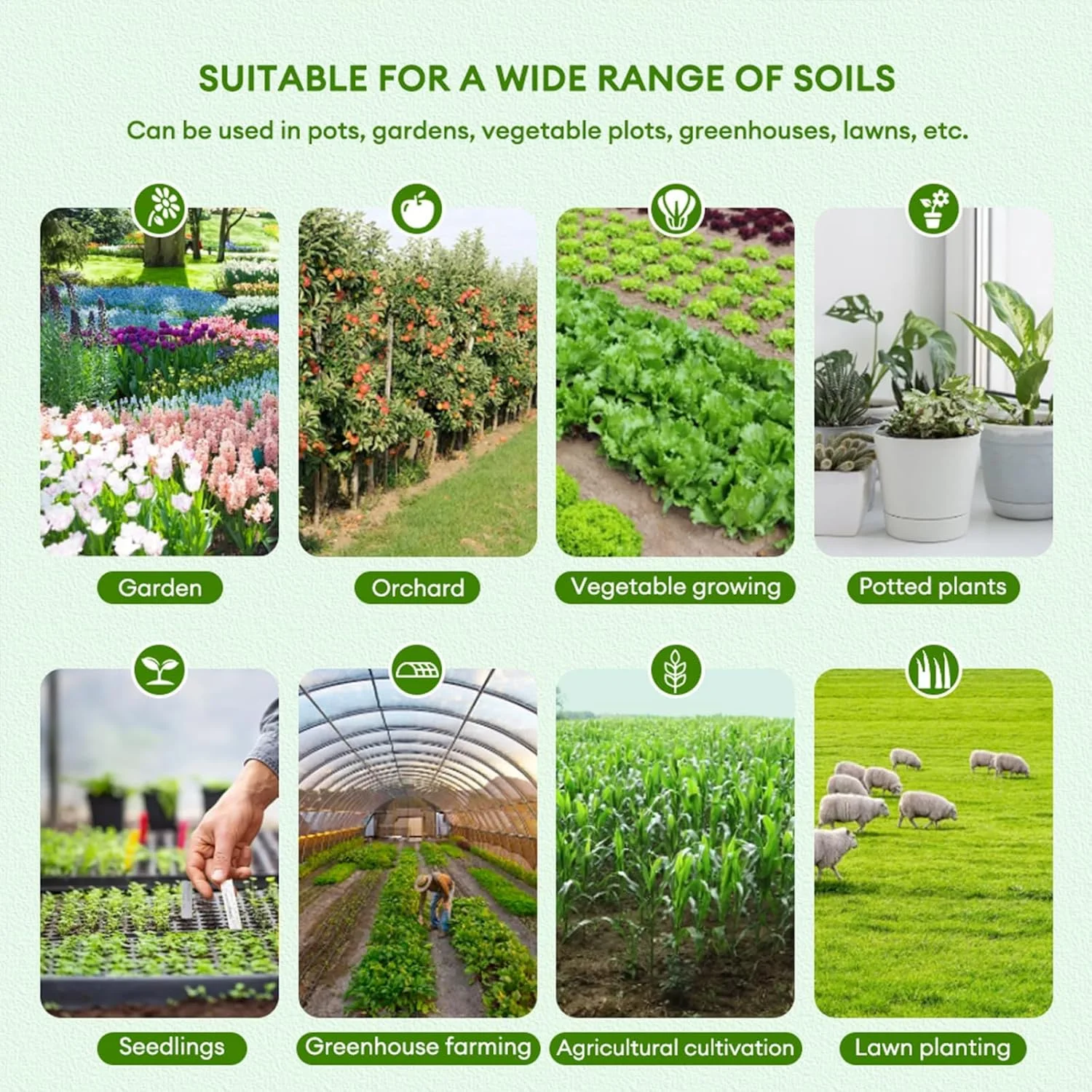 رطوبت سنج دیجیتال خاک گیاه NALACAL، تستر 4 در 1 خاک برای pH، رطوبت، نور و حاصلخیزی، دارای نشانگر قابل تنظیم برای باغبانی داخلی و خارجی رطوبت سنج دیجیتال خاک گیاه NALACAL، تستر 4 در 1 خاک برای pH، رطوبت، نور و حاصلخیزی، دارای نشانگر قابل تنظیم برای باغبانی داخلی و خارجی