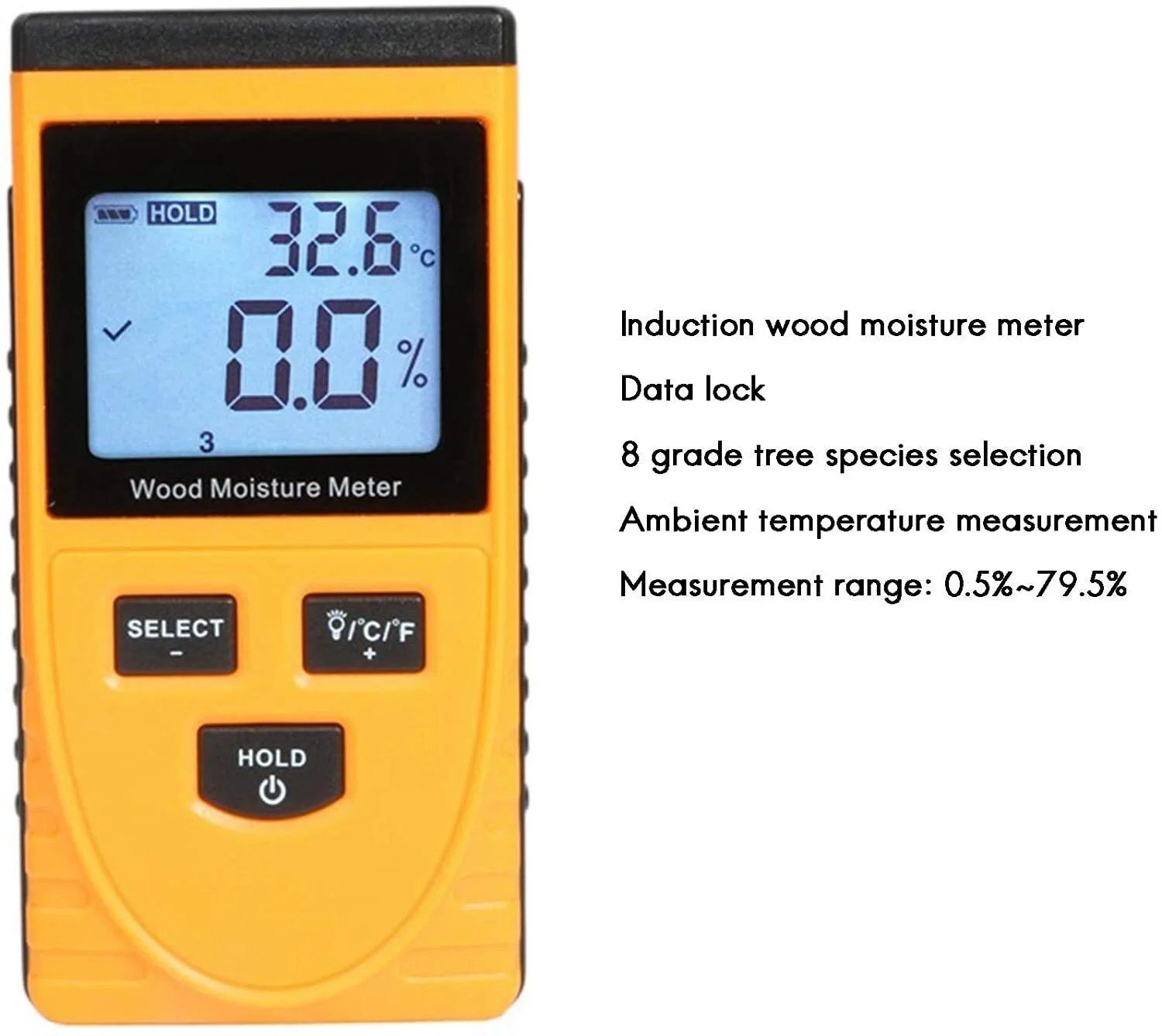 رطوبت سنج چوب JJJ، رطوبت سنج دیجیتال الکتریکی، ابزار اندازه گیری دمای اتاق