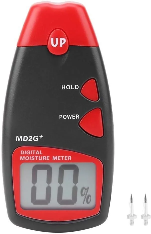 رطوبت سنج چوب JJJ، رطوبت سنج دیجیتال نمایشگر برای چوب، بامبو، پنبه، تنباکو و کاغذ رطوبت سنج چوب JJJ، رطوبت سنج دیجیتال نمایشگر برای چوب، بامبو، پنبه، تنباکو و کاغذ