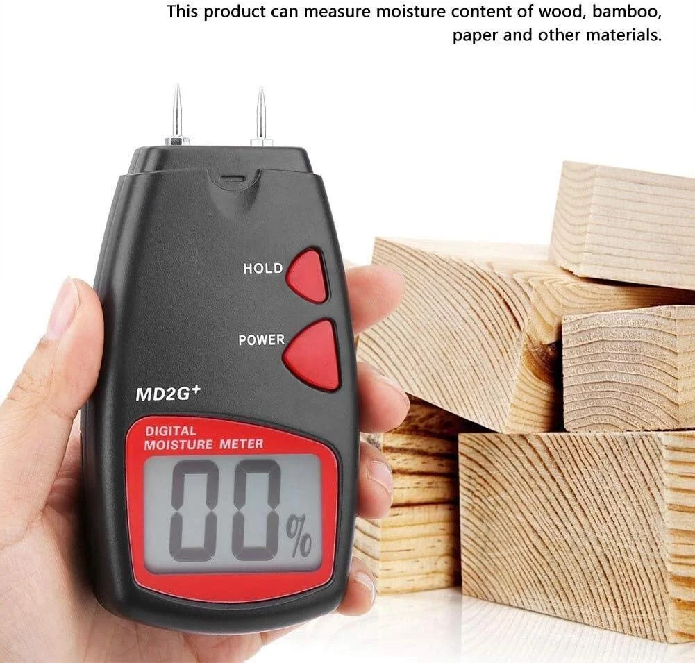 رطوبت سنج چوب JJJ، رطوبت سنج دیجیتال نمایشگر برای چوب، بامبو، پنبه، تنباکو و کاغذ رطوبت سنج چوب JJJ، رطوبت سنج دیجیتال نمایشگر برای چوب، بامبو، پنبه، تنباکو و کاغذ