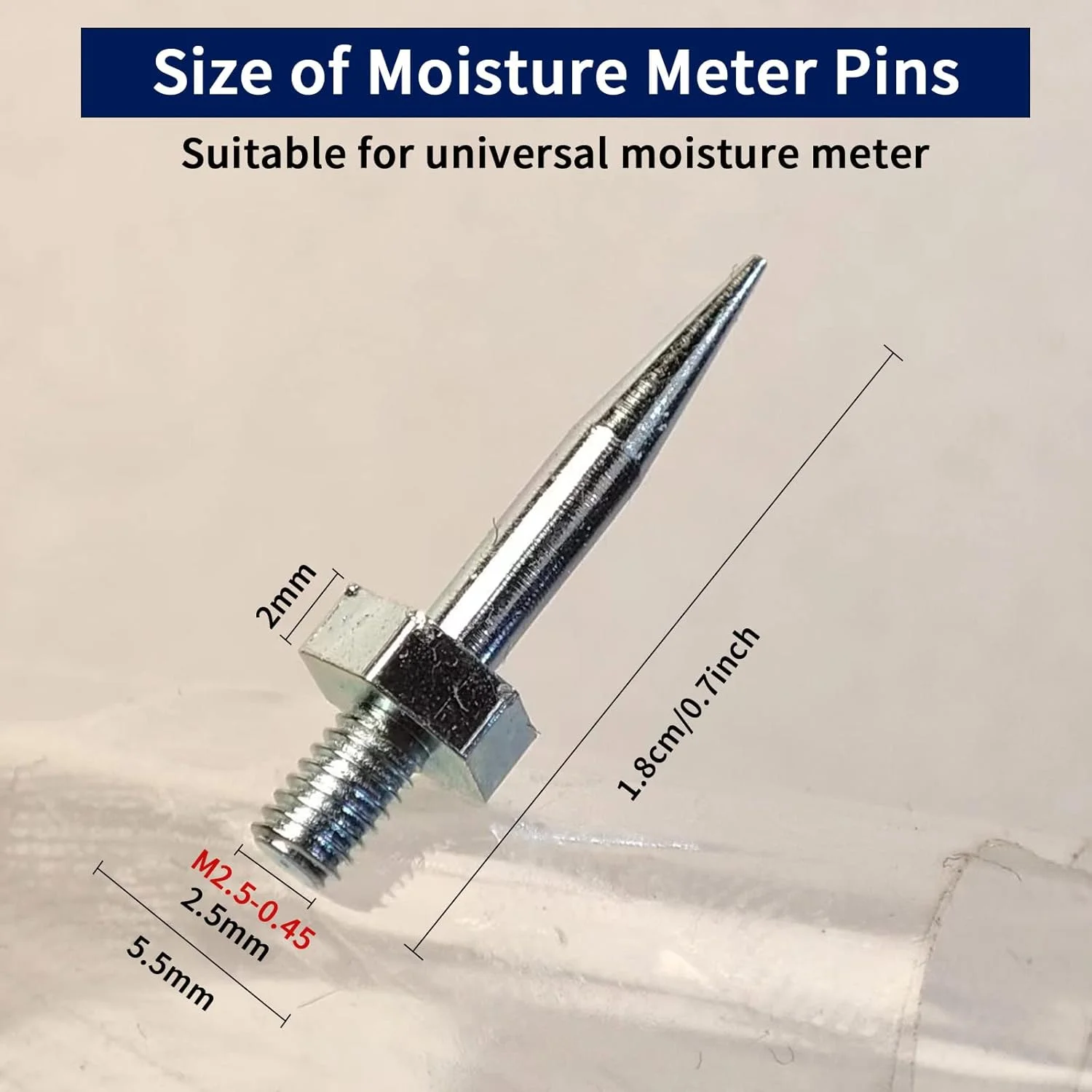 یلواد 10 عدد سوزن جایگزین برای رطوبت سنج M2.5-0.45 لوازم جانبی رطوبت سنج