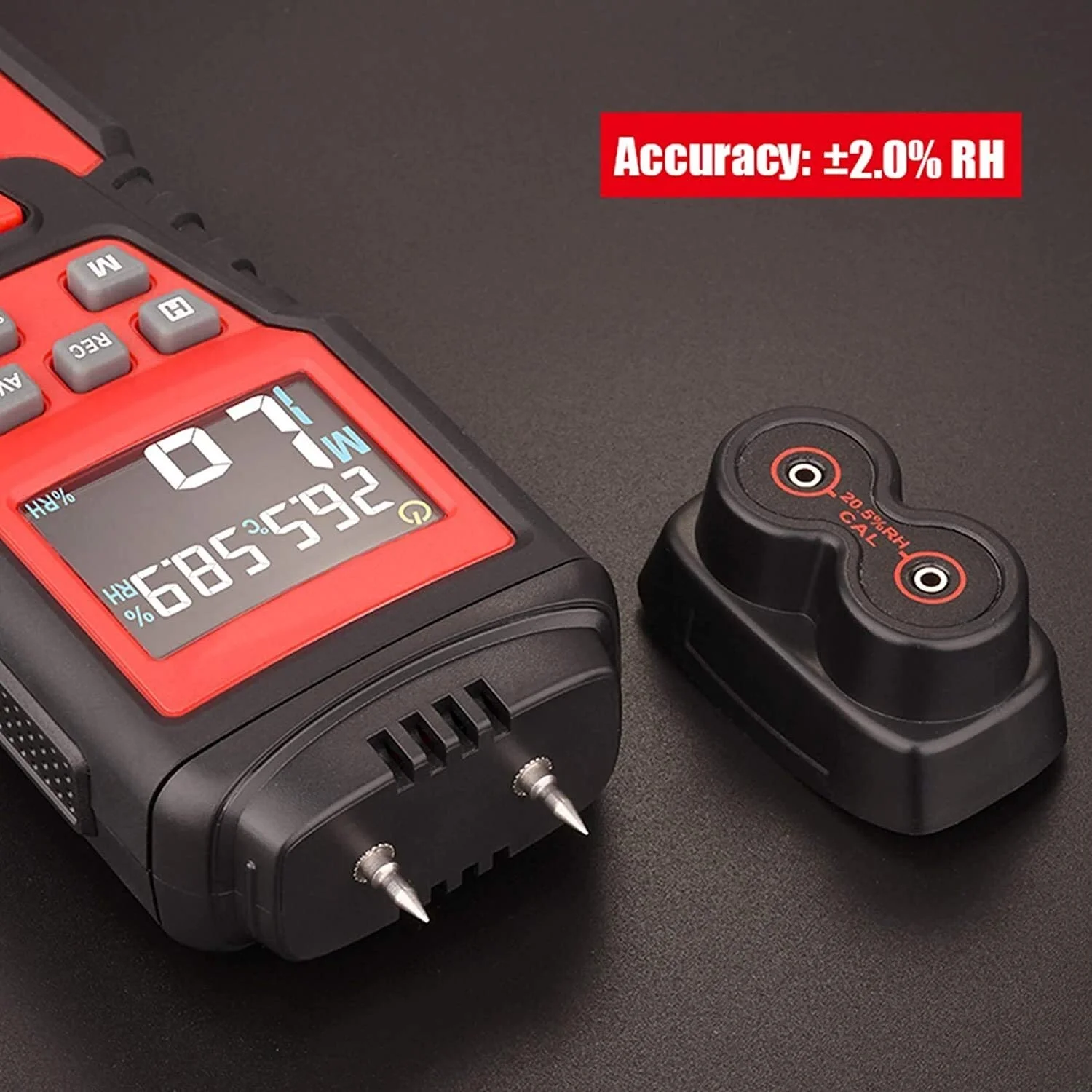 رطوبت سنج دیجیتال چوب JJJ 0-99.9%، رطوبت سنج چوب، رطوبت سنج، رطوبت سنج چوب، کاغذ مرطوب، بتن، سیمان