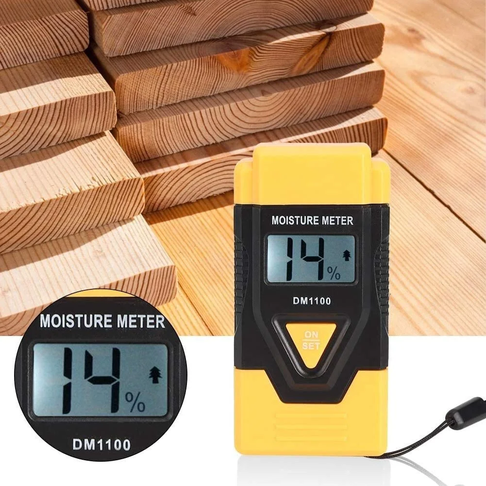 رطوبت سنج چوب JJJ، ساخته شده از 0.2~2.0% سایز کوچک سه در یک قابل اندازه گیری