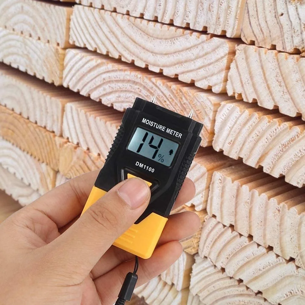 رطوبت سنج چوب JJJ، ساخته شده از 0.2~2.0% سایز کوچک سه در یک قابل اندازه گیری