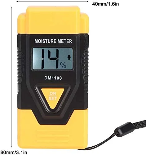 رطوبت سنج چوب JJJ، ساخته شده از 0.2~2.0% سایز کوچک سه در یک قابل اندازه گیری