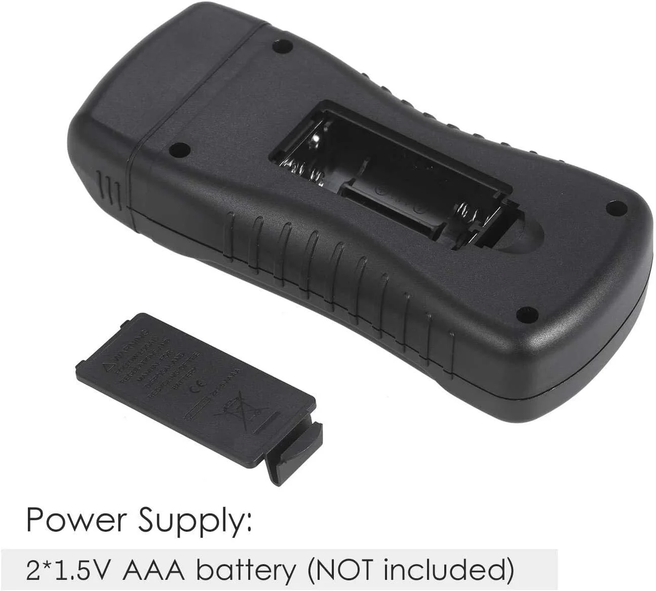 رطوبت سنج چوب JJJ - رطوبت سنج چوب دیجیتال LCD با نور پس زمینه سبز، رطوبت یاب سوزنی برای تشخیص نشت آب و رطوبت