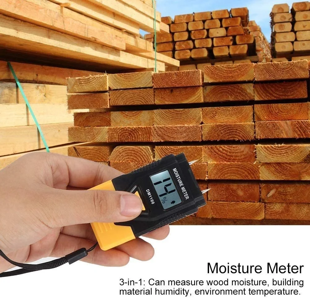 رطوبت سنج JJJ، ساخته شده از 0.2 تا 2.0 درصد، سایز کوچک، سه در یک، رطوبت سنج قابل اندازه گیری چوب