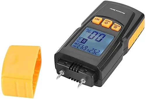 رطوبت سنج دیجیتال LCD دستی JJJ، رطوبت چوب، کاغذ و هیزم، 2 پین