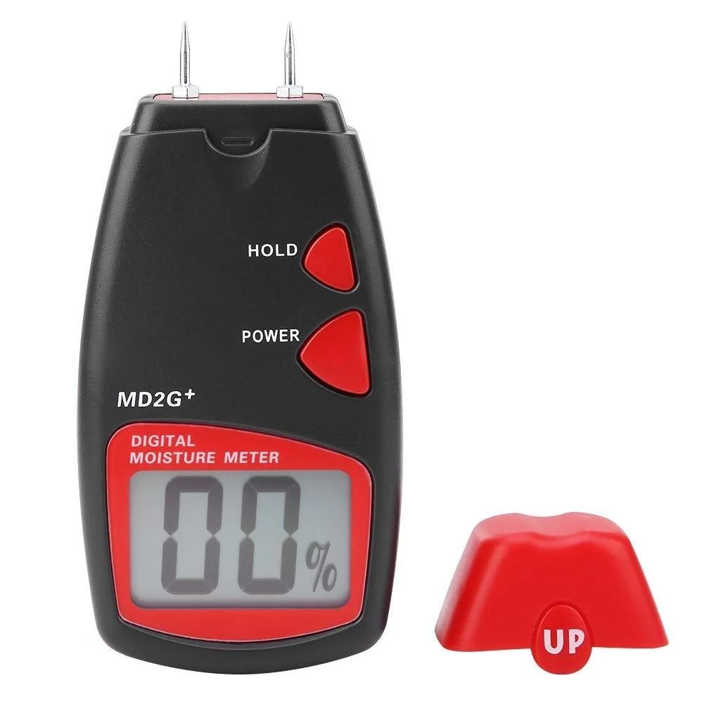 رطوبت سنج دیجیتال چند منظوره JJJ قابل تنظیم برای استفاده در فضای باز و داخل ساختمان، مناسب برای کاغذ تنباکو، چوب، بامبو و پنبه رطوبت سنج دیجیتال چند منظوره JJJ قابل تنظیم برای استفاده در فضای باز و داخل ساختمان، مناسب برای کاغذ تنباکو، چوب، بامبو و پنبه