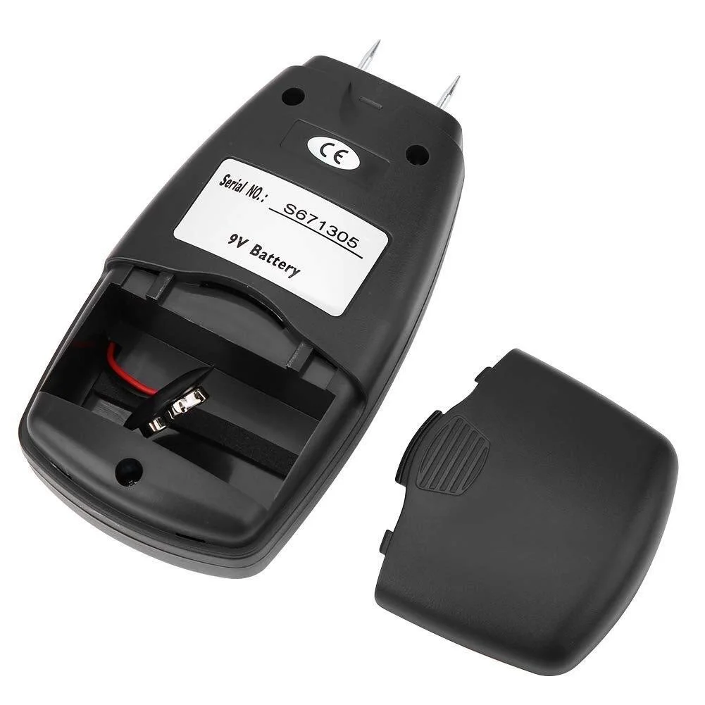 رطوبت سنج دیجیتال چند منظوره JJJ قابل تنظیم برای استفاده در فضای باز و داخل ساختمان، مناسب برای کاغذ تنباکو، چوب، بامبو و پنبه رطوبت سنج دیجیتال چند منظوره JJJ قابل تنظیم برای استفاده در فضای باز و داخل ساختمان، مناسب برای کاغذ تنباکو، چوب، بامبو و پنبه