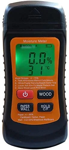 رطوبت سنج دیجیتال چوب JJJ، تستر رطوبت کاغذ، رطوبت سنج دیوار، آشکارساز رطوبت چوب