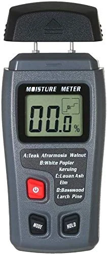 رطوبت سنج چوب JJJ، رطوبت سنج 4 حالته، رطوبت سنج قابل حمل، نوع پین، ابزار رطوبت چوب، ردیاب نشت آب دستی با صفحه نمایش LCD