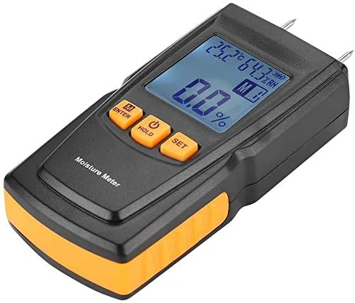 رطوبت سنج چوب دیجیتال ال سی دی JJJ، رطوبت یاب دو پین، دستگاه تست رطوبت دستی برای چوب، کاغذ و هیزم رطوبت سنج چوب دیجیتال ال سی دی JJJ، رطوبت یاب دو پین، دستگاه تست رطوبت دستی برای چوب، کاغذ و هیزم