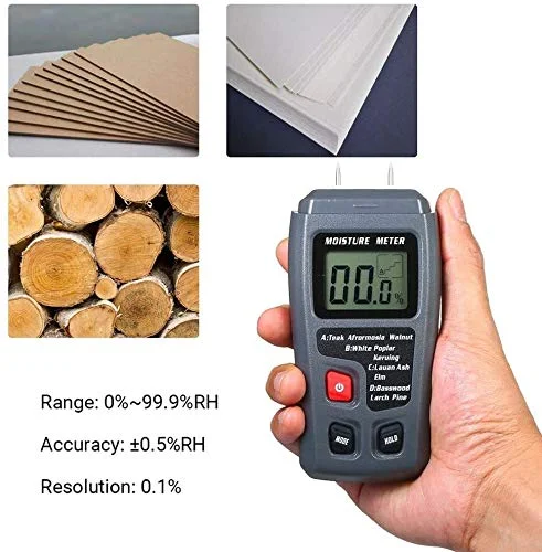 رطوبت سنج چوب JJJ، رطوبت سنج 4 حالته، رطوبت سنج قابل حمل، نوع پین، ابزار رطوبت چوب، ردیاب نشت آب دستی با صفحه نمایش LCD رطوبت سنج چوب JJJ، رطوبت سنج 4 حالته، رطوبت سنج قابل حمل، نوع پین، ابزار رطوبت چوب، ردیاب نشت آب دستی با صفحه نمایش LCD