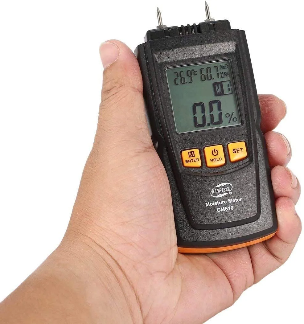 رطوبت سنج چوب JJJ Display، تستر رطوبت، تشخیص رطوبت چوب، کاغذ و درخت، رطوبت سنج 2 پین رطوبت سنج چوب JJJ Display، تستر رطوبت، تشخیص رطوبت چوب، کاغذ و درخت، رطوبت سنج 2 پین