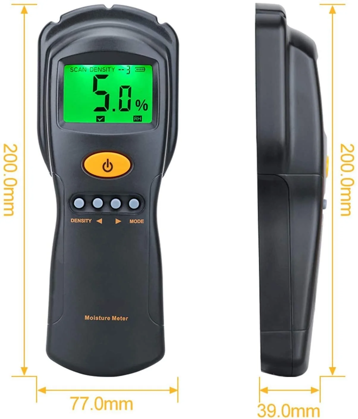 رطوبت سنج دیجیتال چوب و مقوا مدل JJJ، تستر رطوبت الوار، اندازه گیری سریع و دقیق با امواج مایکروویو، دارای صفحه نمایش LCD رطوبت سنج دیجیتال چوب و مقوا مدل JJJ، تستر رطوبت الوار، اندازه گیری سریع و دقیق با امواج مایکروویو، دارای صفحه نمایش LCD