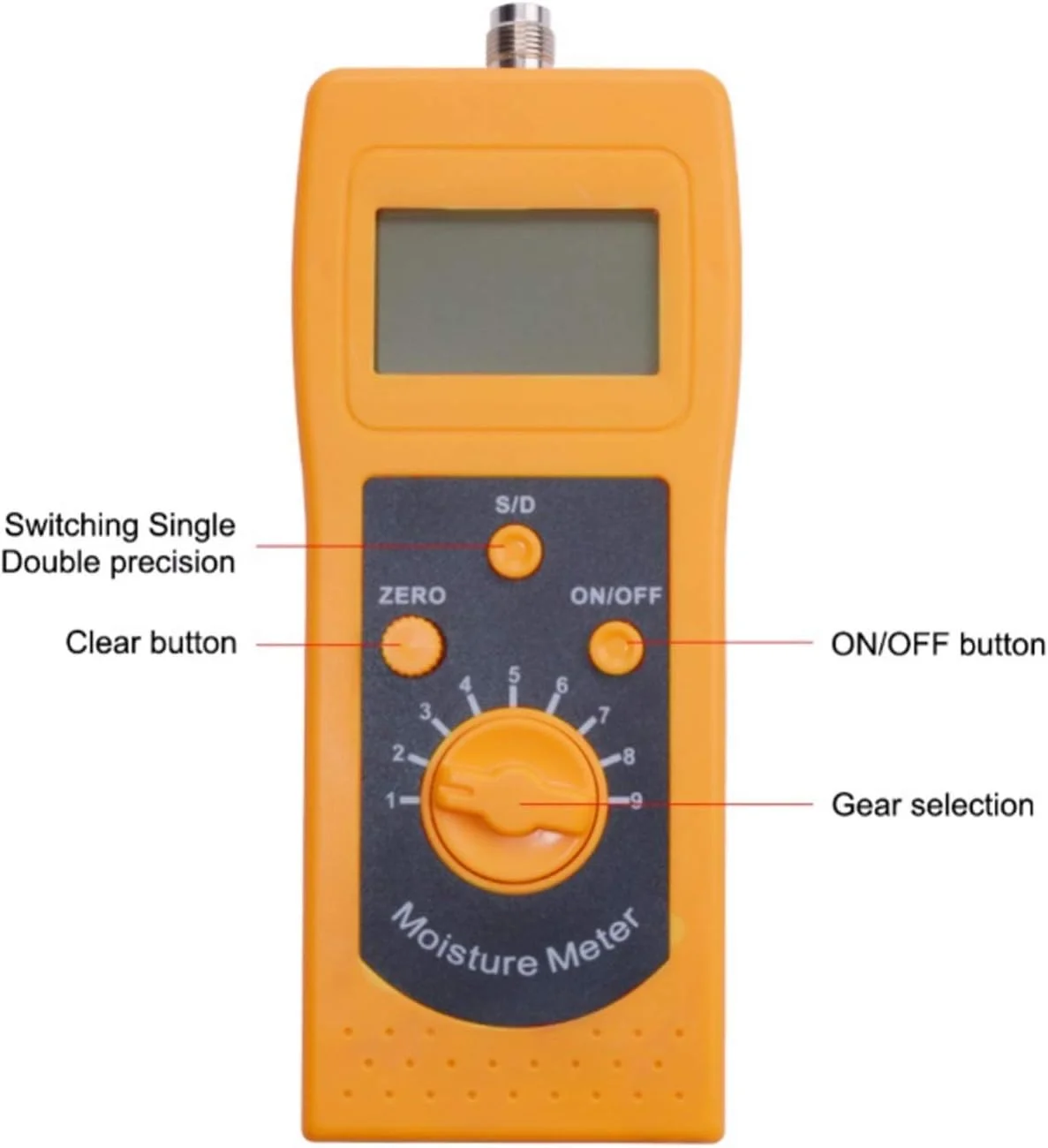 رطوبت سنج قابل حمل فرکانس بالا، رطوبت سنج خاک، رطوبت سنج شن و ماسه، تستر رطوبت پودر زغال سنگ، محدوده رطوبت 0%-80% رطوبت سنج قابل حمل فرکانس بالا، رطوبت سنج خاک، رطوبت سنج شن و ماسه، تستر رطوبت پودر زغال سنگ، محدوده رطوبت 0%-80%