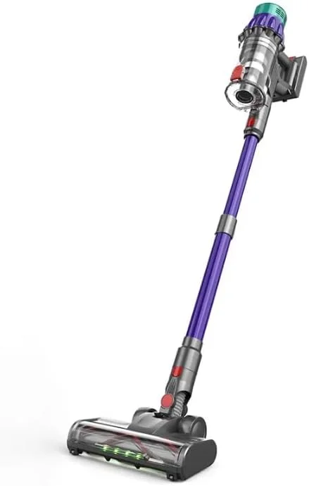 جاروبرقی شارژی 7*باتری با فیلتر هپا - مکش قوی 45 دقیقه ای قابل حمل برای کف سخت