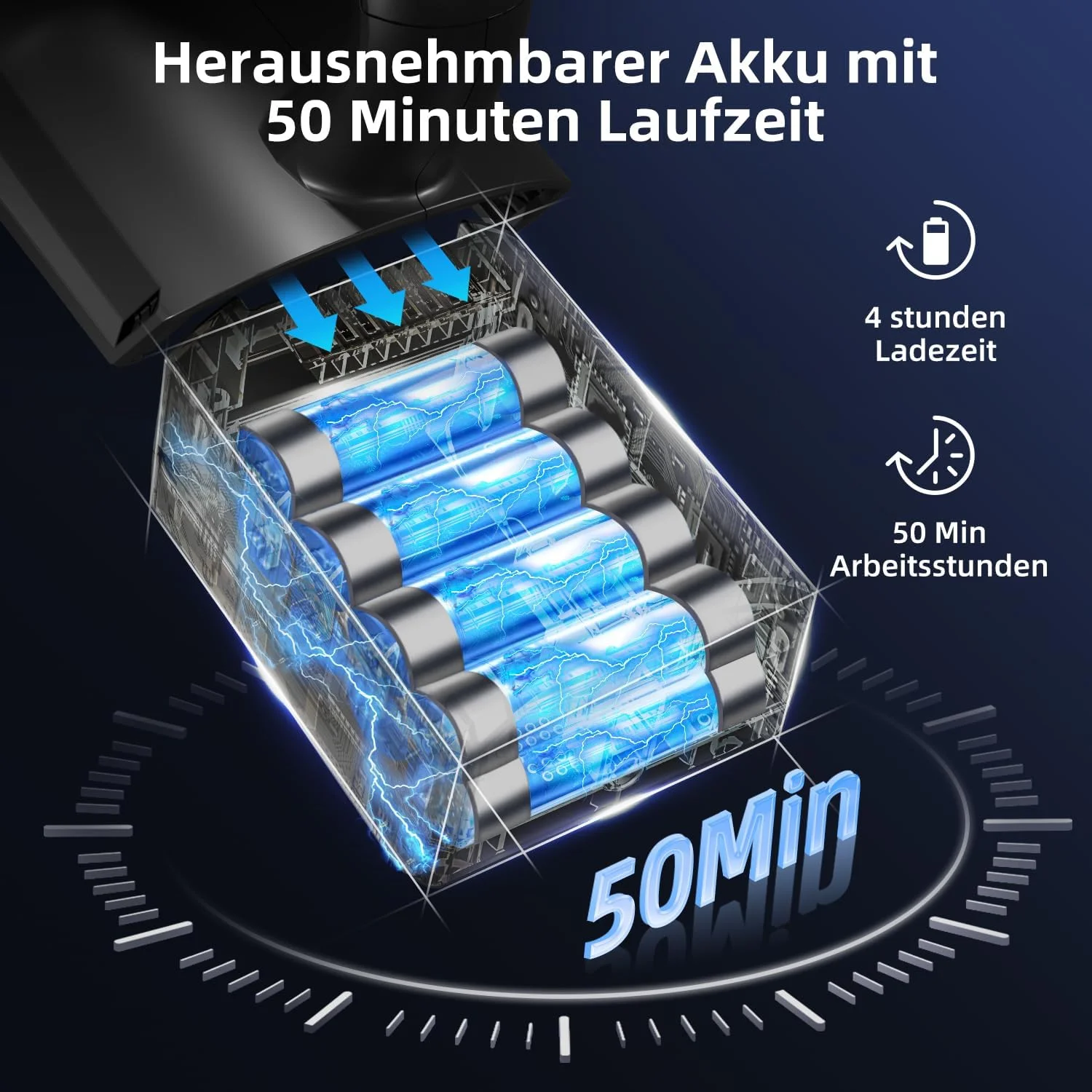 جاروبرقی باتری دار آتیمیک، 40000 پاسکال، 50 دقیقه، جاروبرقی بی سیم 450 وات با 4 فیلتر HEPA و مخزن گرد و غبار 1.6 لیتری، برای فرش، کف سخت، موی حیوانات خانگی جاروبرقی باتری دار آتیمیک، 40000 پاسکال، 50 دقیقه، جاروبرقی بی سیم 450 وات با 4 فیلتر HEPA و مخزن گرد و غبار 1.6 لیتری، برای فرش، کف سخت، موی حیوانات خانگی