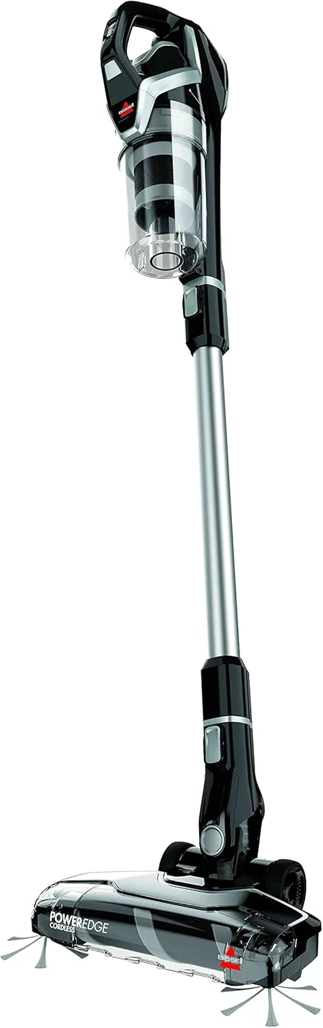 جاروبرقی عصایی بی‌سیم BISSELL PowerEdge مدل 3111G – 21 ولت، سبک وزن، مکش قدرتمند برای گرد و غبار، مو و زباله، ایده آل برای کف های سخت
