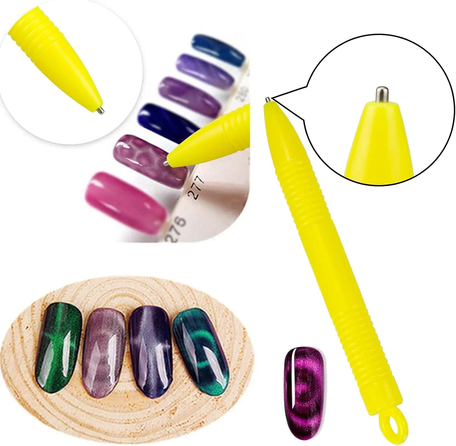 مجموعه ابزار مگنت ناخن 8 تکه Ideal Swan، قلم های مگنتی ناخن با طراحی گل دو سر، استیک مگنت سه بعدی برای طراحی ناخن با لاک ژل چشم گربه ای مغناطیسی، برای طراحی سه بعدی، سالن، استودیو یا خانه مجموعه ابزار مگنت ناخن 8 تکه Ideal Swan، قلم های مگنتی ناخن با طراحی گل دو سر، استیک مگنت سه بعدی برای طراحی ناخن با لاک ژل چشم گربه ای مغناطیسی، برای طراحی سه بعدی، سالن، استودیو یا خانه