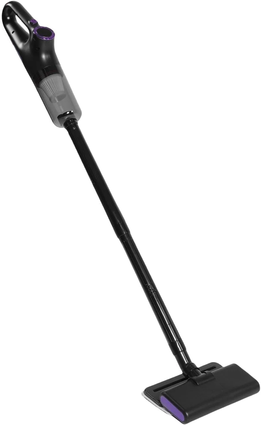 جاروبرقی عصایی شارژی دستی نورنسی - مکش قدرتمند 15kPA، چند منظوره یکپارچه قابل شارژ برای ماشین، پله ها و کف